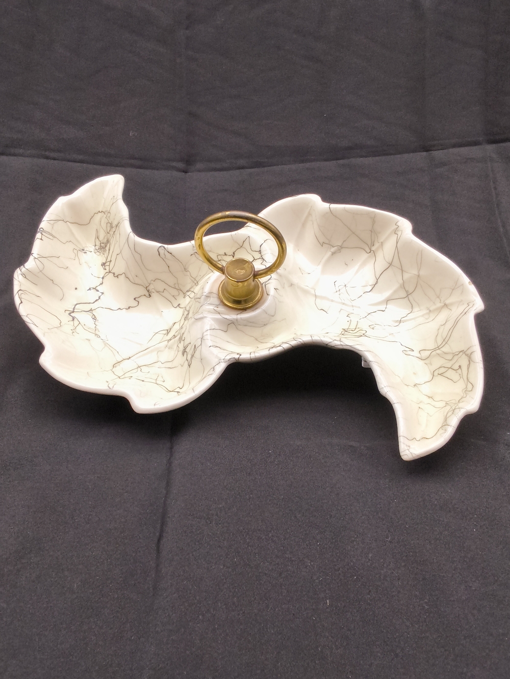 Vintage Mid-Century Modern California Pottery Relish Dish